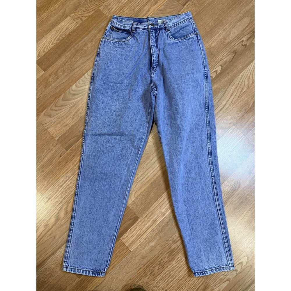 Bill Blass Women's Vintage Jeans Size 12 Blue Wash Denim Straight Leg Mom Jeans